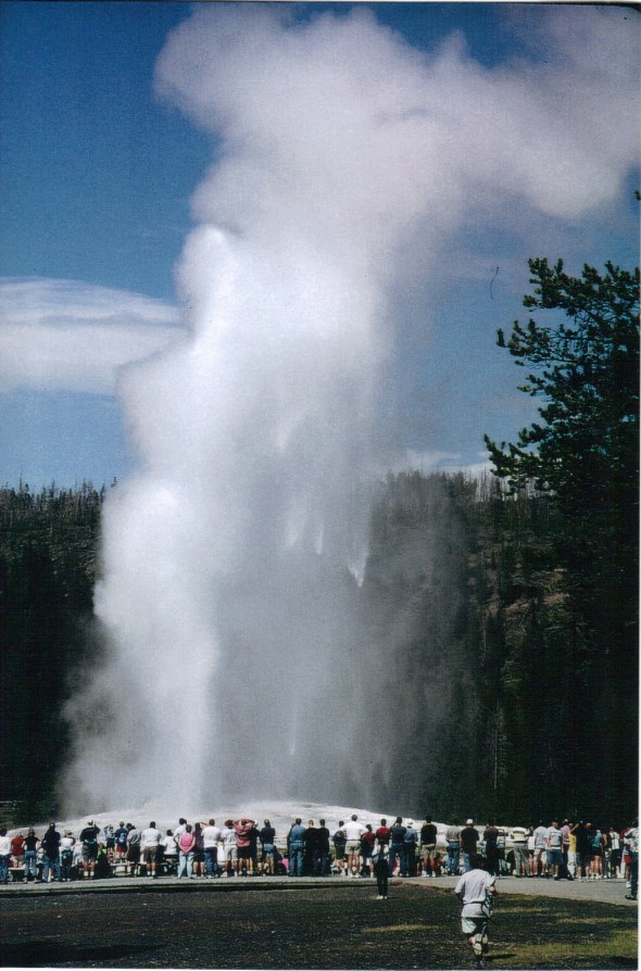 Old Faithful in 2001