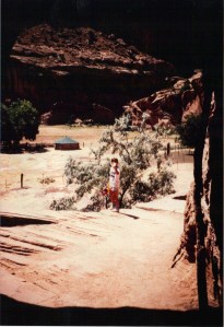 Looking into Canyon de Chelly from the tunnel