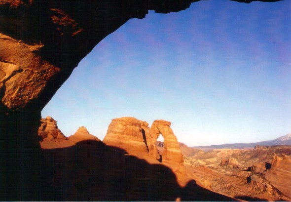 Delicate Arch from near the end of the trail