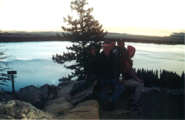 Inspiration Point above Jenny Lake