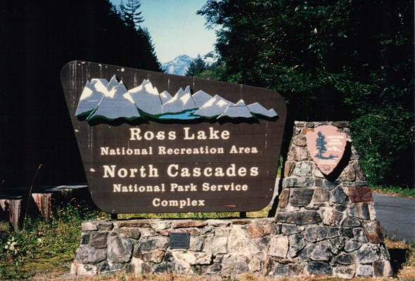 North Cascades sign