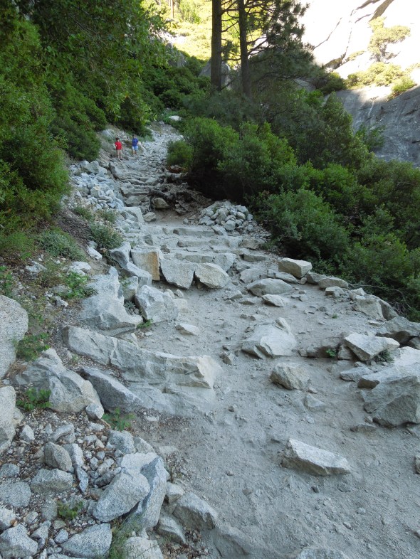Yosemite Falls trail shade